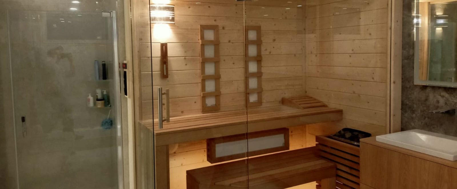 Kombinovaná sauna - infra+fínska